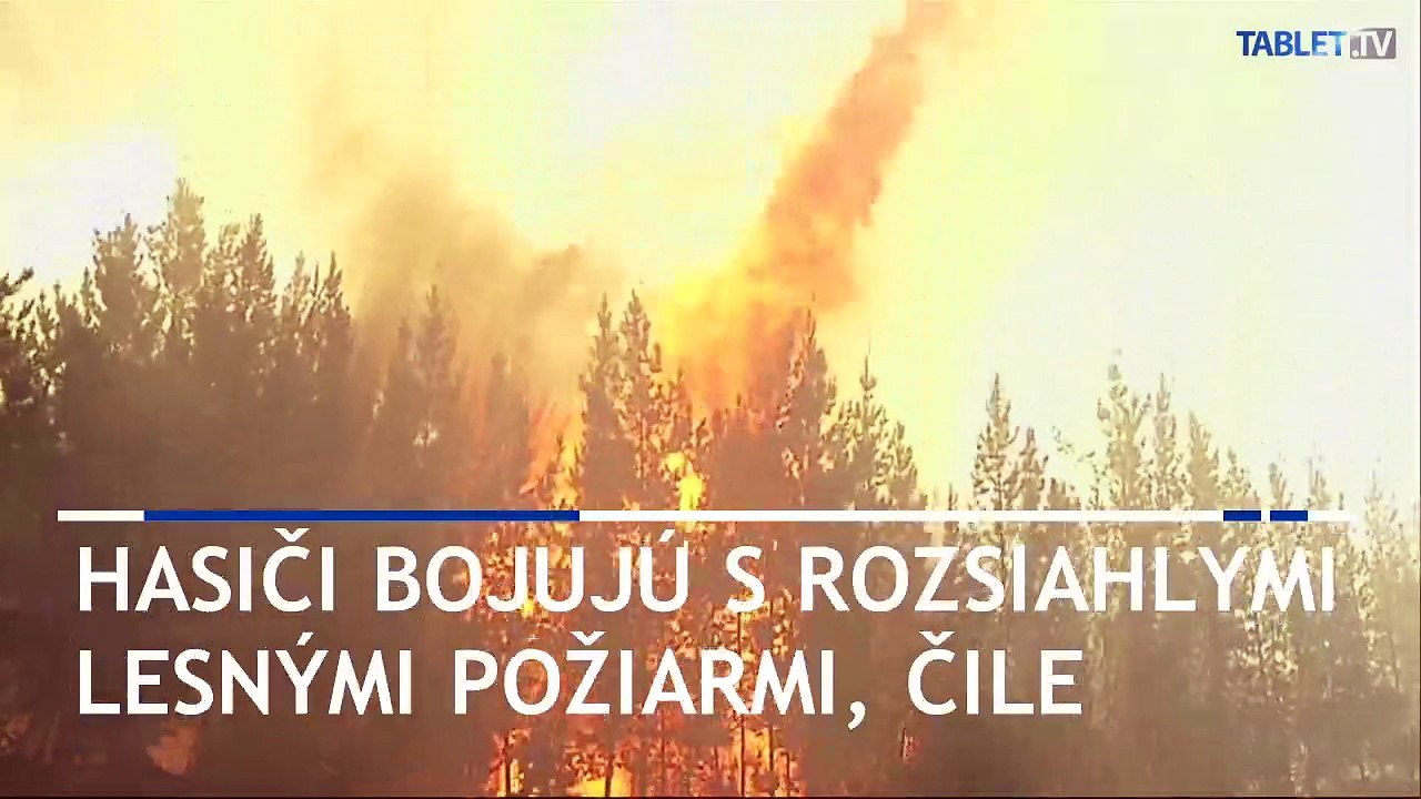 V Čile vyčíňajú rozsiahle požiare. Stovky ľudí prišli o strechy nad hlavou