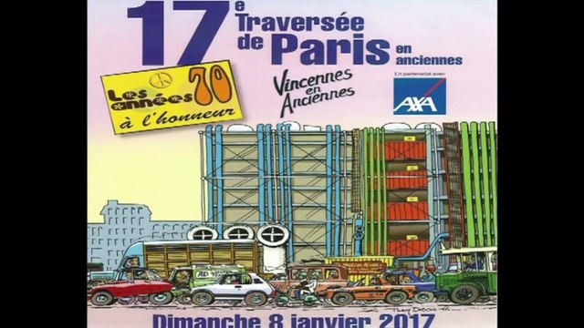 Traversée de Paris en anciennes - Nevers / Paris