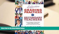 PDF  Effective Grading Practices for Secondary Teachers: Practical Strategies to Prevent Failure,