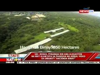 SONA: Sec. Roxas, itinanggi na may kinalaman siya sa umano'y 'Oplan Stop Nognog in 2016