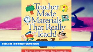 Read Online Teacher Made Materials That Really Teach! For Ipad