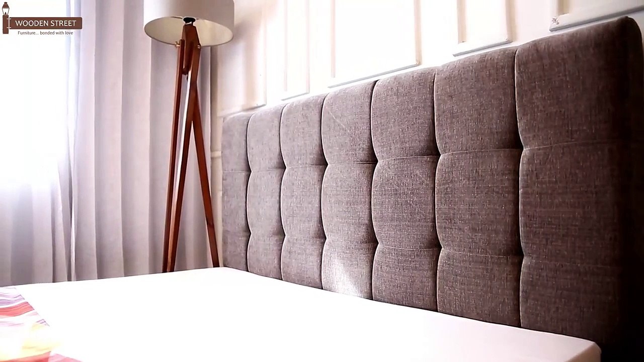 Upholstered Beds - Buy Stylish Wagner Upholstered Bed Online India at Wooden Street