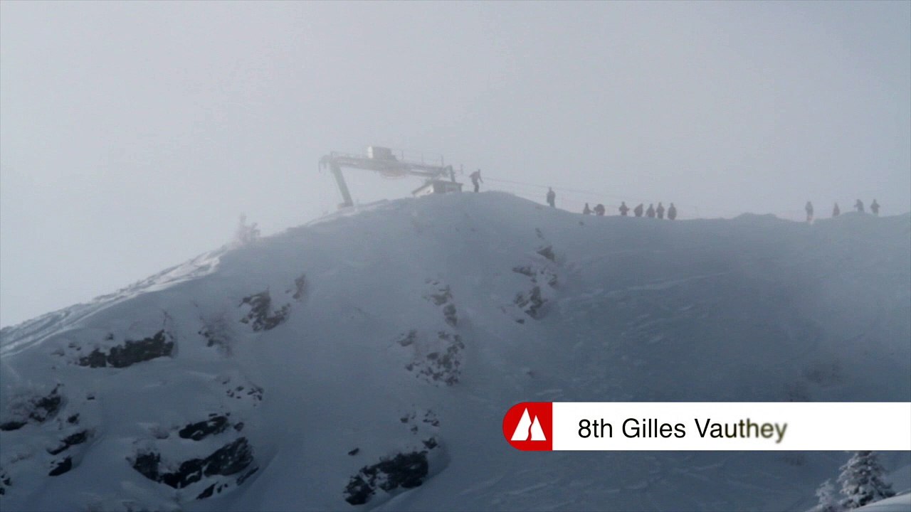 8th place Giles Vauthey - - ski men - Verbier Freeride Week Junior 2* 2017