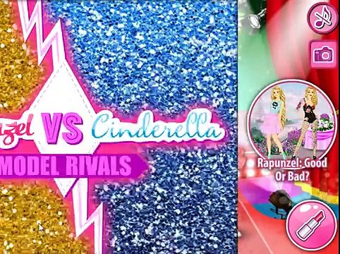 Модель Рапунцель соперников против Золушка мультфильм для детей лучшие детские игры лучшие видеоигры