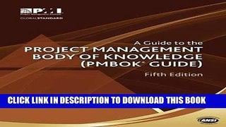 Best Seller A Guide to the Project Management Body of Knowledge (PMBOKÂ® Guide)â€“Fifth Edition