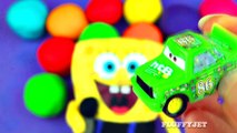 Play-Doh Surprise Eggs Spongebob Squarepants Peppa Pig Thomas the Tank Engine Cars 2 Toys FluffyJet