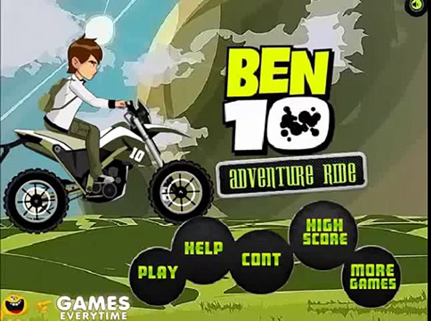 Ben 10 adventures ride - ben 10 cartoon game
