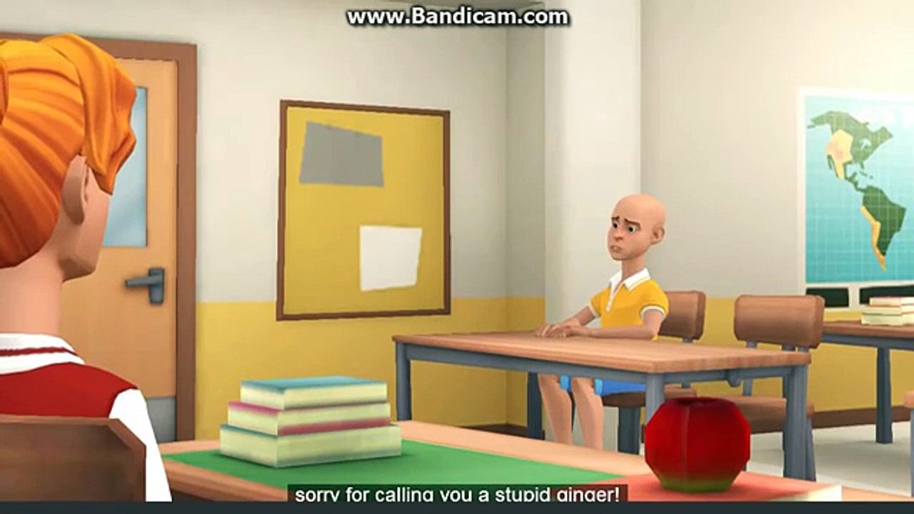 Caillou(Gayloo) Calls Miss Martin a Ginger/Grounded(Plotagon Edition)
