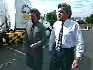 Saleen Mustang Burnout Contest