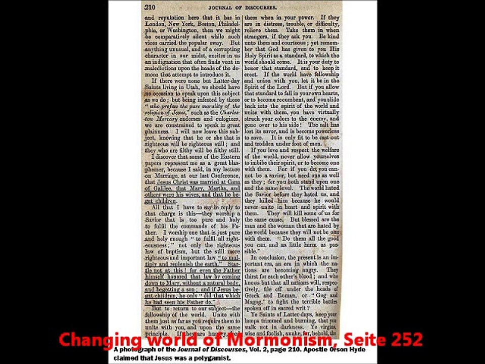 Gott und Jesus Polygamisten