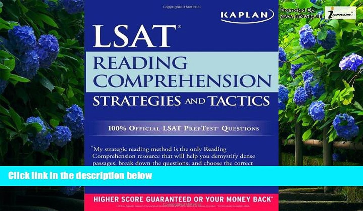 Books to Read  Kaplan LSAT Reading Comprehension Strategies and Tactics (Kaplan LSAT Strategies
