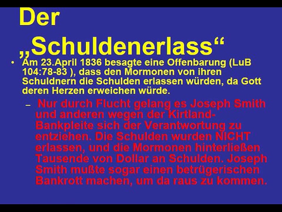 Die Prophezeiungen von Joseph Smith