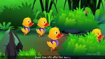 Five Little Ducks Nursery Rhyme With Lyrics - Cartoon Animation Rhymes & Songs for Children