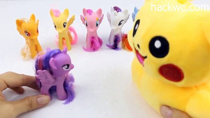 Learn Color With Play Doh My Little Pony, Pikachu  Teach Color For Babies