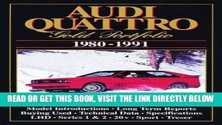 [FREE] EBOOK Audi Quattro, 1980-91 Gold Portfolio ONLINE COLLECTION
