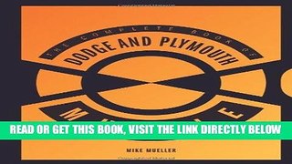 [READ] EBOOK The Complete Book of Dodge and Plymouth Muscle (Complete Book Series) ONLINE COLLECTION