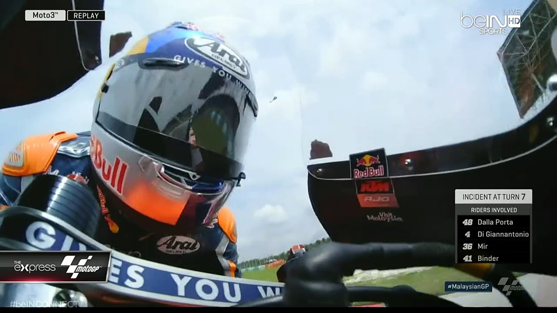 Malaysian GP Moto3 Moment of the Race
