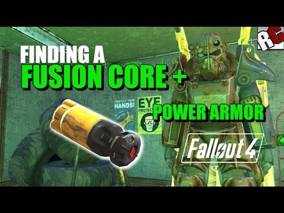 Fallout 4 - How to find a FUSION CORE for first Power Armor (Fusion Core + Power Armor Location)