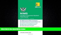 Big Deals  NIMS Incident Command System Field Guide  Best Seller Books Best Seller