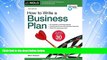 Big Deals  How to Write a Business Plan  Best Seller Books Most Wanted