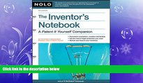 Big Deals  Inventor s Notebook: A Patent It Yourself Companion  Full Ebooks Most Wanted