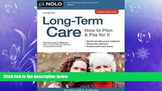 Big Deals  Long-Term Care: How to Plan   Pay for It  Best Seller Books Best Seller