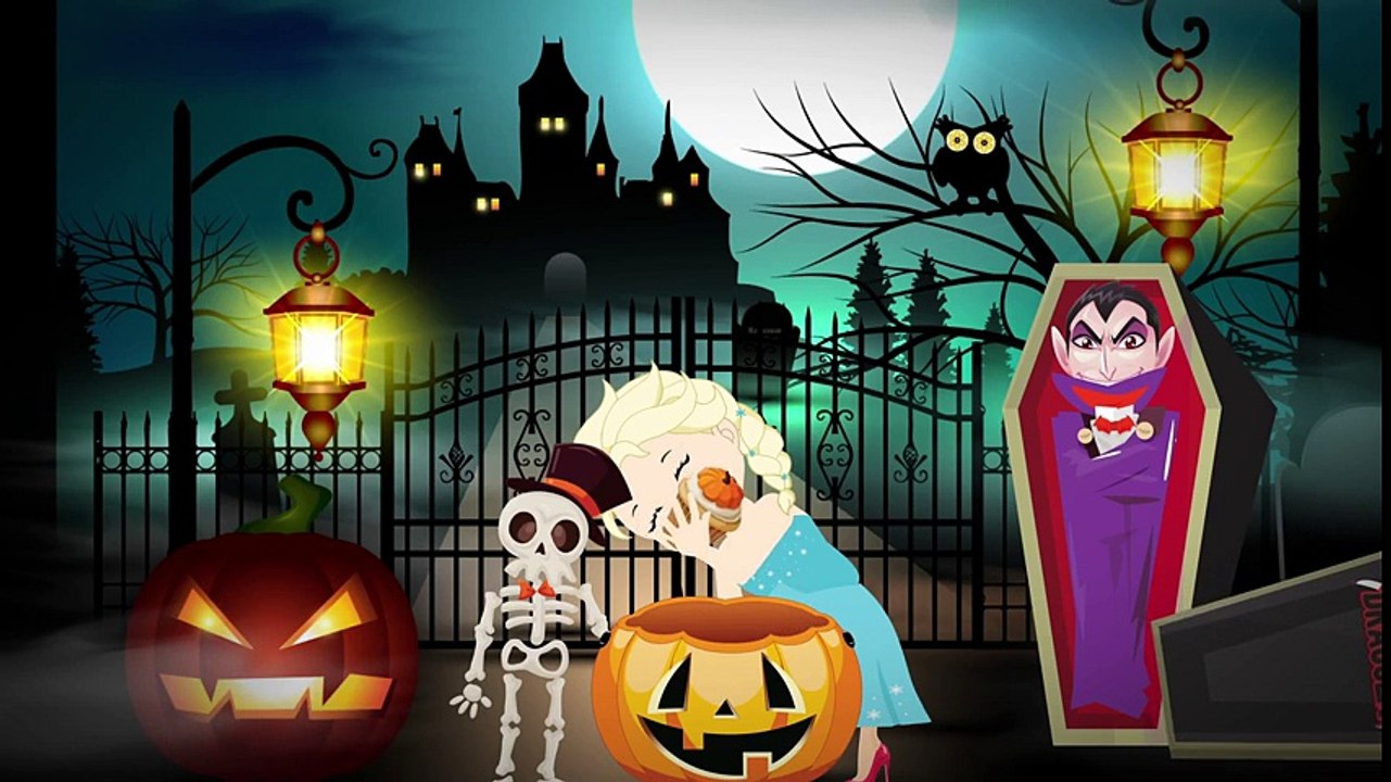 Video For Kids - Pumpkin Potion Halloween Cocktail Elsa frozen Stop motion animation claymation play doh