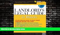 Big Deals  Landlord s Legal Guide in Illinois (Legal Survival Guides)  Full Ebooks Most Wanted