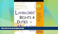 Big Deals  Landlords Rights and Duties in Illinois (Self-Help Law Kit with Forms)  Best Seller