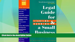 Big Deals  Legal Guide for Starting   Running a Small Business, 5th Ed  Best Seller Books Best