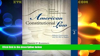 Big Deals  American Constitutional Law: Essays, Cases, and Comparative Notes (Volume 2)  Best