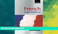 Must Have  French Legal Method (Blackstone Press)  READ Ebook Full Ebook