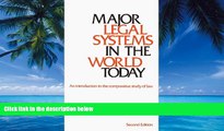 Big Deals  Major Legal Systems in the World Today: An Introduction to the Comparative Study of Law