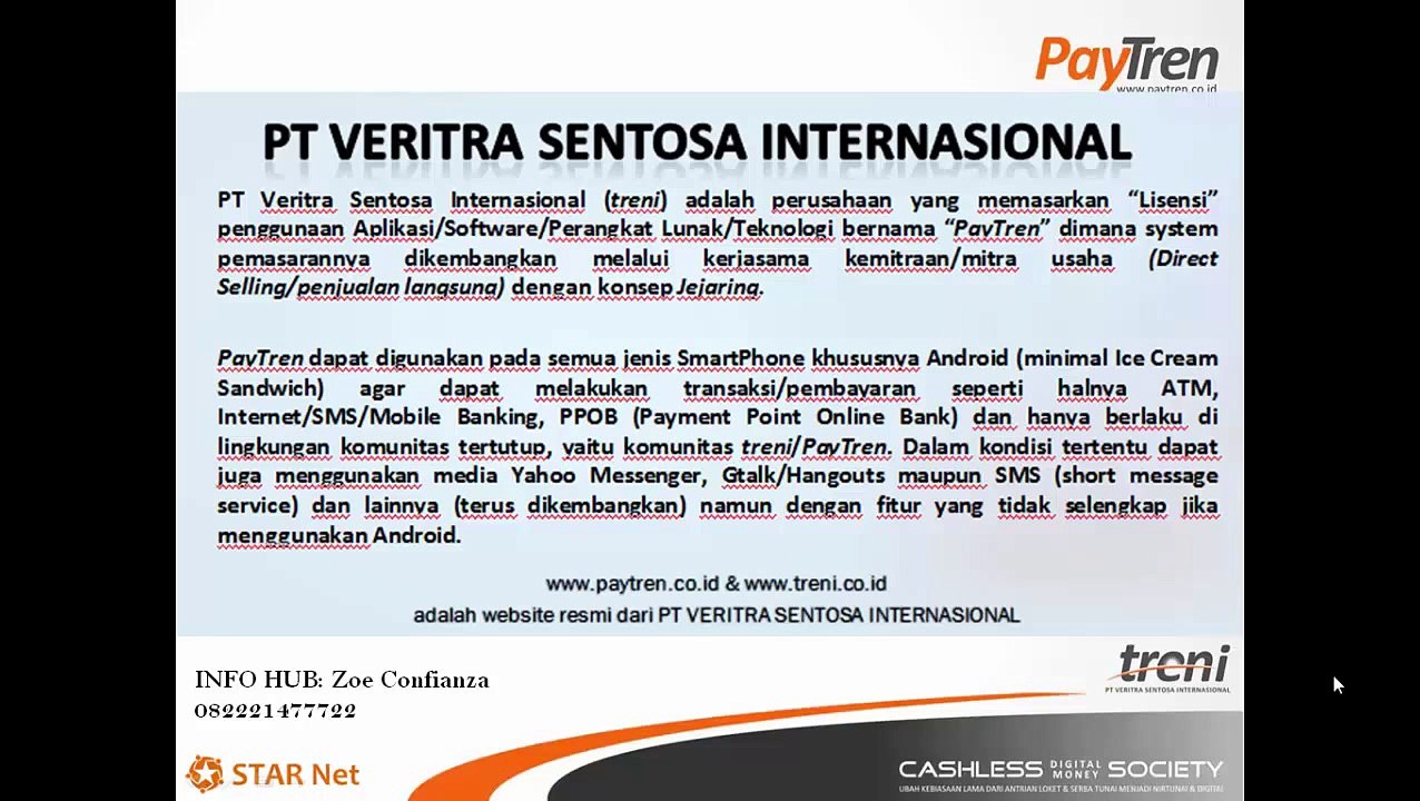 Presentasi Paytren Ustadz Yusuf Mansur