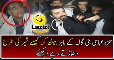 Hamza Abbasi is Roaring like a Lion at Bani Gala