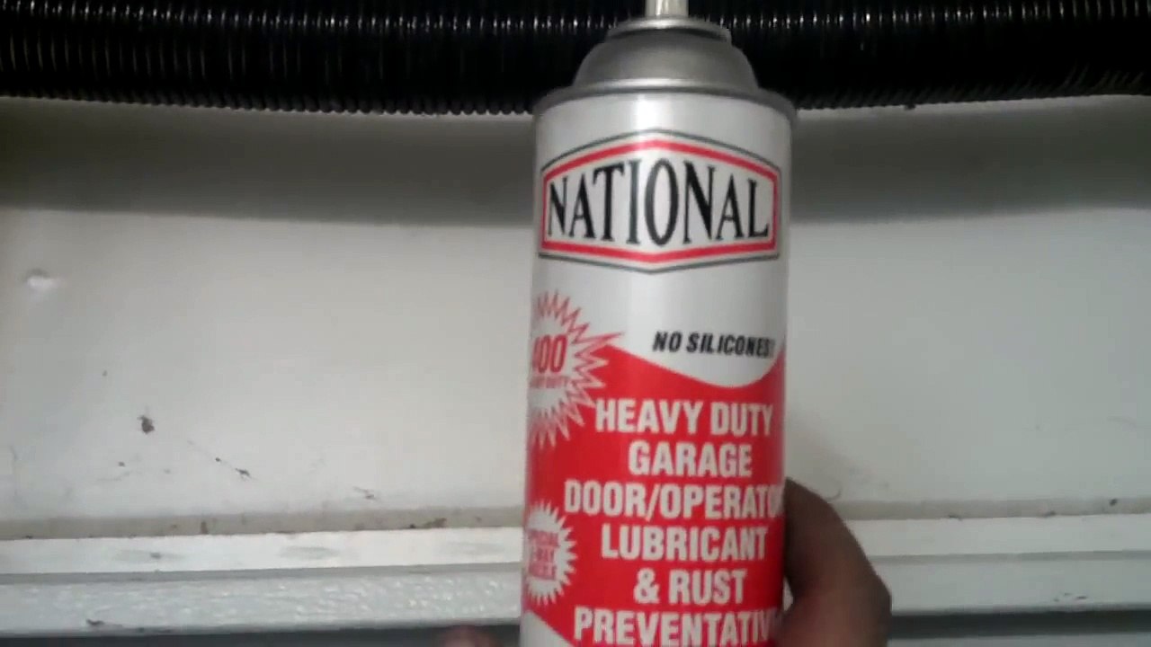 Where to lubricate your garage door.
