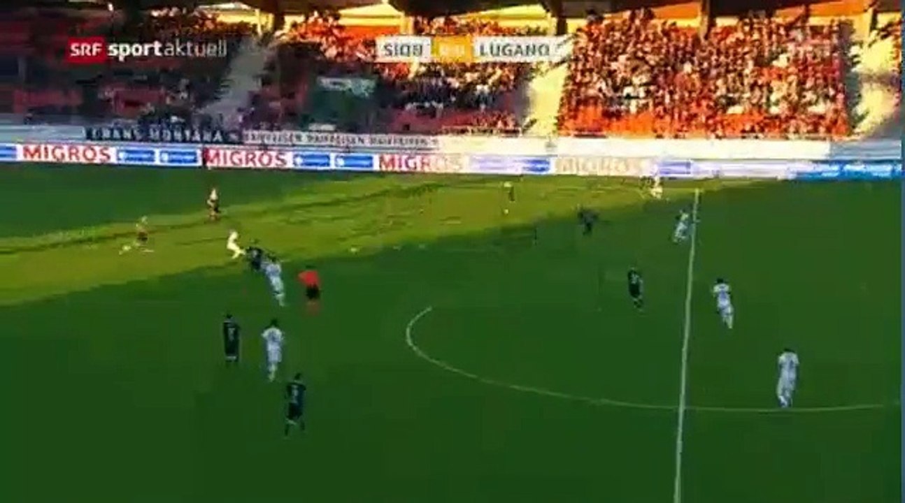Sion 5:1 Lugano (Swiss Super League 13. Runde 2016/2017 19 .October 2016)