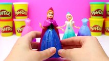 Karlar Ülkesi (Frozen) Prensesleri Elsa ve Annaya Oyun Hamuru ile Kıyafet Tasarımı
