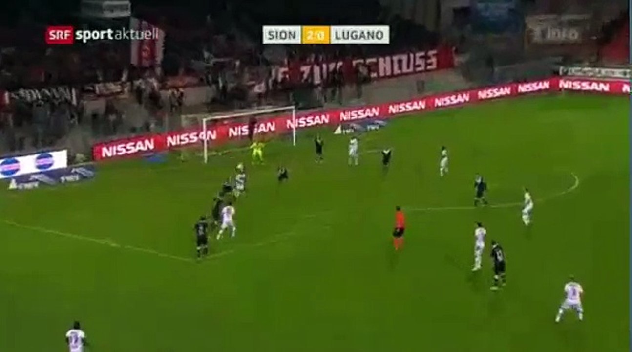 Sion 3:0 Lugano (Swiss Super League 13. Runde 2016/2017 19 .October 2016)