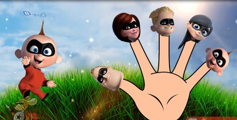 Incredibles Finger Family  Nursery Rhymes Lyrics