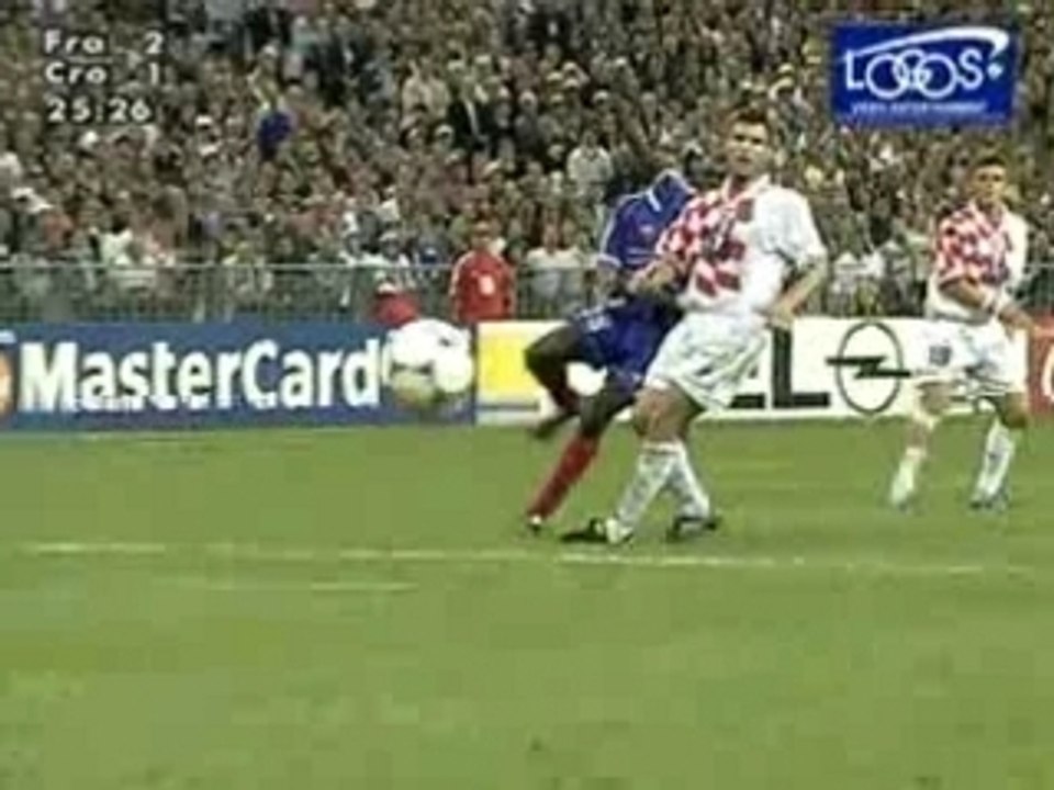 Thuram - France-Croatie Mondial 98