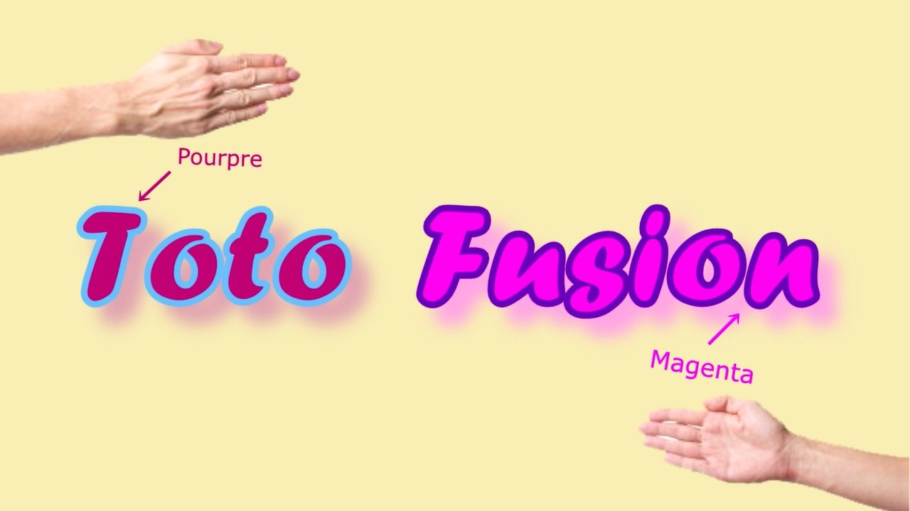 Pourpre ou magenta?