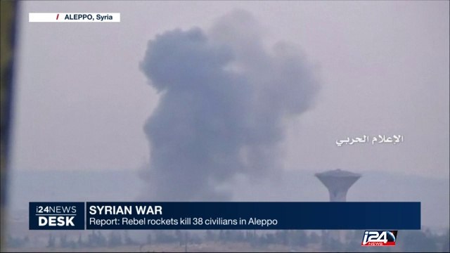 Rebel rockets kill 38 civilians in Aleppo