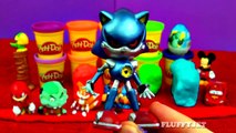 Play Doh Surprise Eggs SEGA Sonic The Hedgehog Jake Neverland Pirates Peppa Pig Monsters Zombies Toy