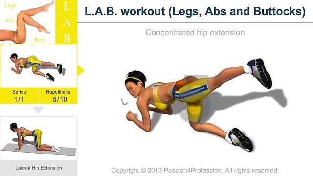 L A B workout Legs, Abs and Buttocks