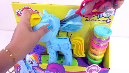 Play-Doh MLP My Little Pony Rainbow Dash Style Salon - Kids' Toys-zNgZQ-KV8hY