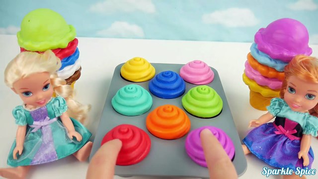 Play Doh Ice Cream Cupcakes Surprise Toys Disney Princess Toddlers Snow Marvel Avenger Hulk Eggs Toy-TMWBhM5UzMU