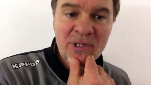 Hervé Loubat, entraîneur de Limoges après la victoire à Bayonne en CFA2