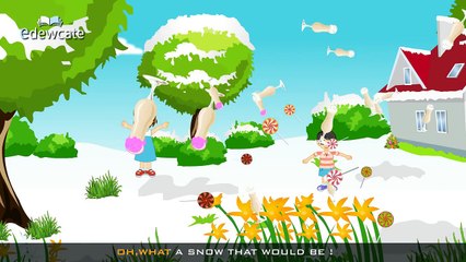 Edewcate english rhymes - If all the raindrops were lemondrops and gumdrops