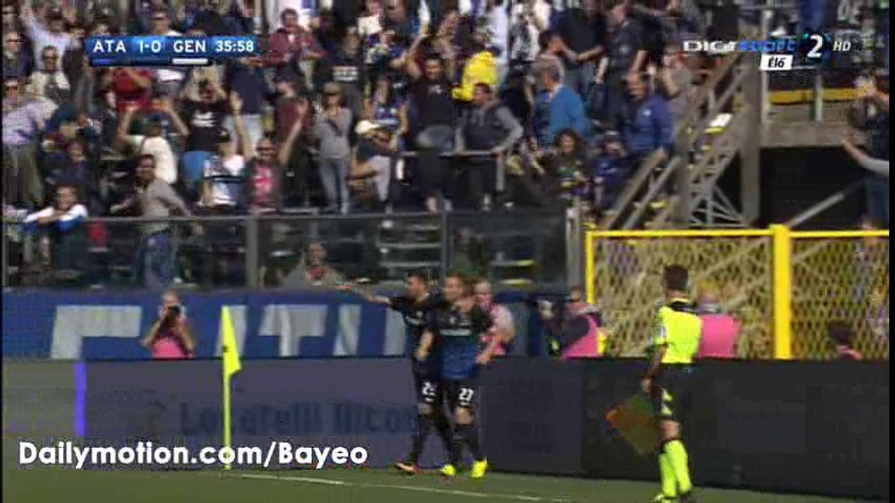 Jasmin Kurtic Goal HD - Atalanta 1-0 Genoa - 30-10-2016